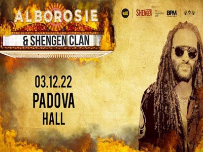 Alborosie in concerto a Padova il 3 Dicembre 2022