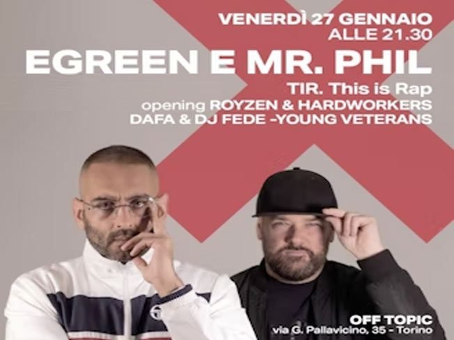 egreen-270123 Egreen in concerto a Torino il 27 Gennaio 2023