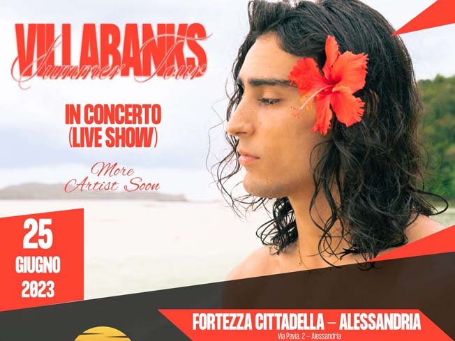 villabanks-250623 Villabanks in concerto a Alessandria il 25 Giugno 2023