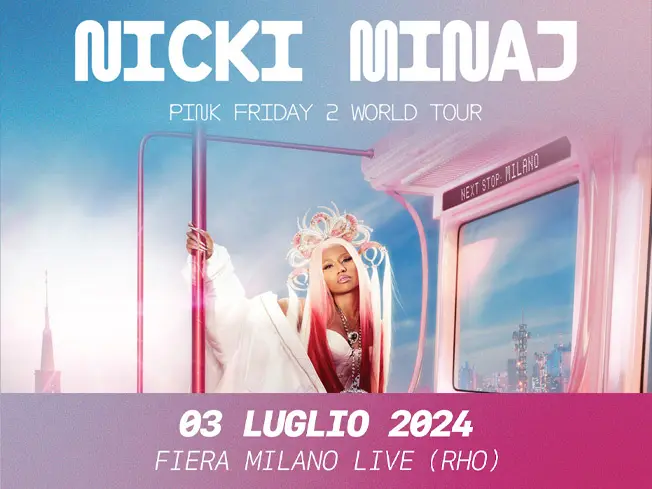 Nicki Minaj in concerto a Milano il 3 Luglio 2024