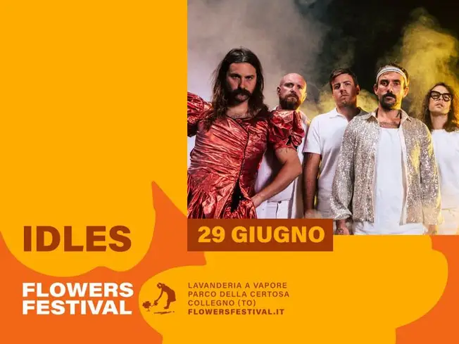 idles-290624 IDLES in concerto a Collegno (TORINO) al FLowers Festival il 29 Giugno 2024