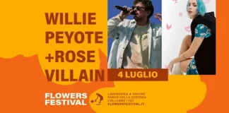 Willie Peyote + Rose Villain @ Flowers Festival (Collegno, TO) Willie Peyote e Rose Villain in concerto a Collegno per il Flowers Festival