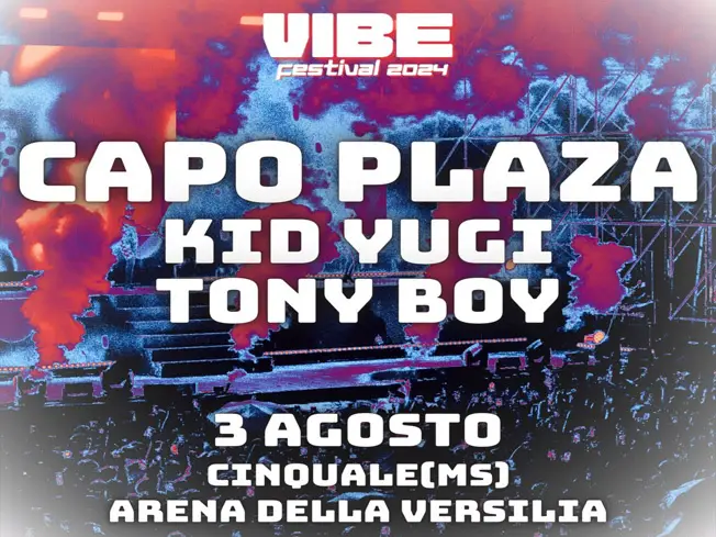 capo plaza-kid-yugi-tony-boy-versilia-cinquale-030824 Capo Plaza, Kid Yugi e Tony Boy in concerto a Cinquale il 3 Agosto 2024