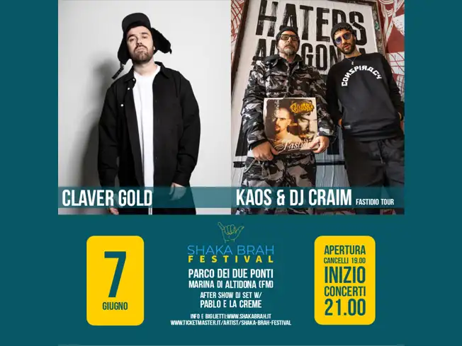 claver-gold-kaos-070624 Claver Gold e Kaos in concerto a Altidona il 7 giugno 2024