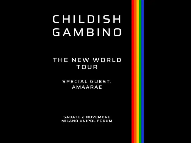 Childish Gambino in concerto a Milano il 2 Novembre 2024