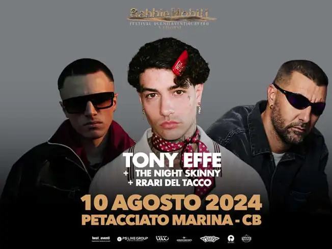 tonyeffe-100824 Tony Effe live a Petacciato Marina il 10 Agosto 2024