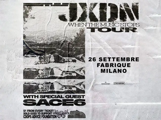 JXDN concerto a Milano il 26 settembre 2024