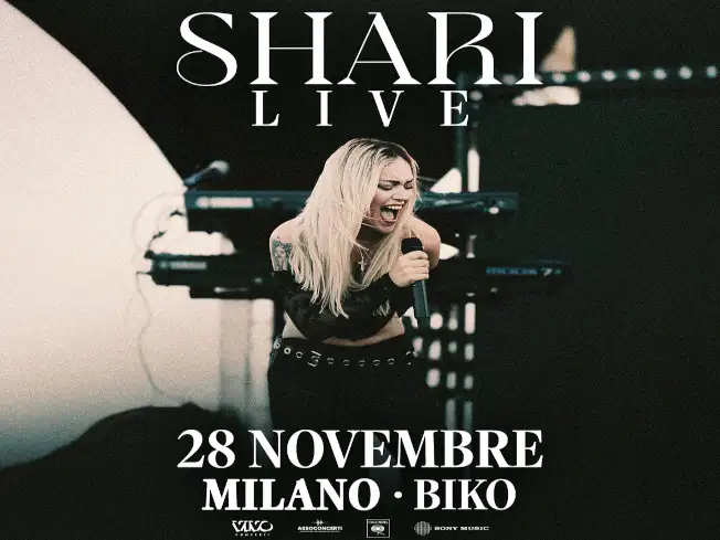 Shari in concerto al Biko di Milano il 28 Novembre 2024
