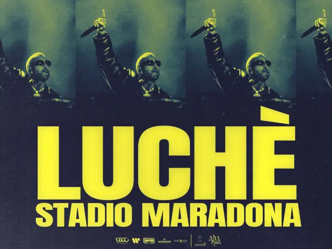 luchè-050625 Luchè in concerto allo Stadio Maradona di Napoli il 5 giugno 2025