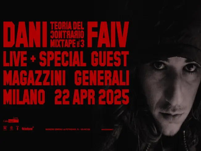danifaiv-220425 Dani Faiv in concerto a Milano il 22 Aprile 2025