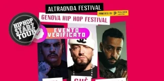 Guè + Izi + Lacrim @ Altraonda Festival (Genova) Guè, Izi e Lacrim in concerto a Genova il 19 Luglio 2025