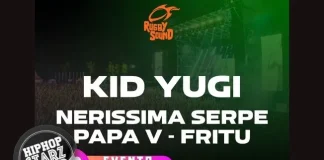 Kid Yugi + Nerissima Serpe + Papa V @ Rugby Sound Festival (Legnano, MI) Kid Yugi, Nerissima Serpe, Papa V e Fritu in concerto a Legnano il 6 Luglio 2025
