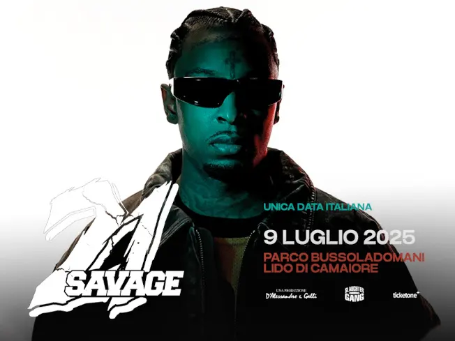 21-savage-090725 21 Savage in concerto a Lido di Camaiore il 9 Luglio 2025