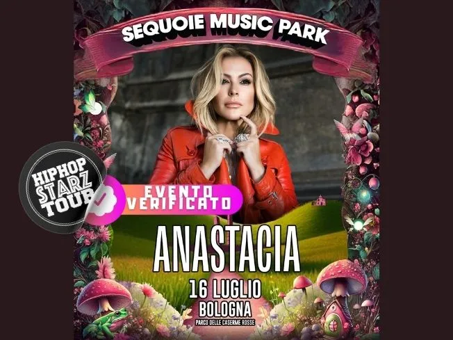 Anastacia in concerto al Sequoie Music Park di Bologna il 16 Luglio 2025
