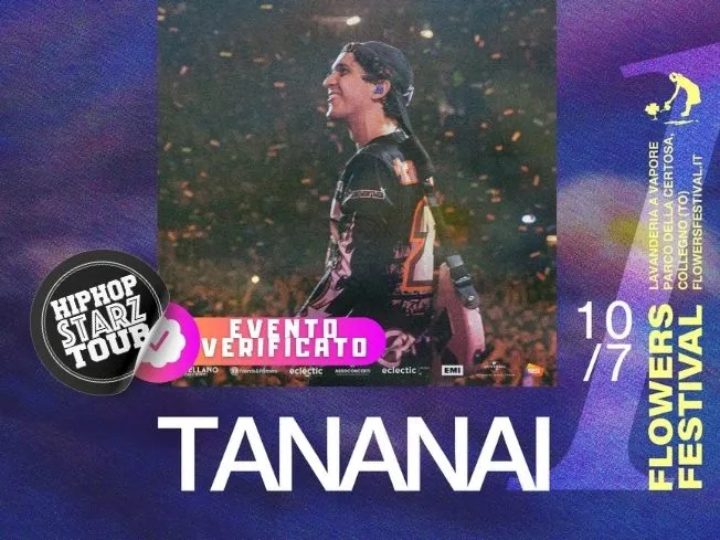Tananai in concerto al Flowers Festival il 10 Luglio 2025
