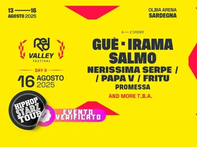 Guè, Salmo, Irama, Nerissima Serpe, Pap V in concerto a Olbia il 16 Agosto 2025