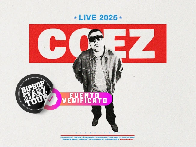 Coez-tour 2025 COEZ concerti 2025