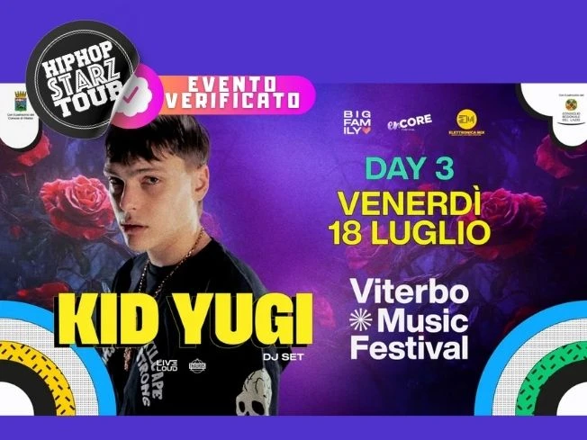KidYugi-180725 Kid Yugi live dj set a Viterbo il 18 Luglio 2025