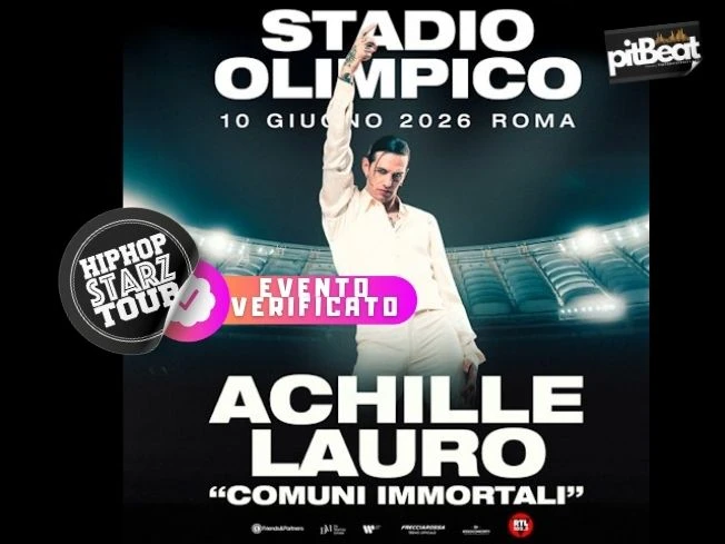 Achille-Lauro-100626 Achille Lauro in concerto allo Stadio Olimpico di Roma il 10 Giugno 2026