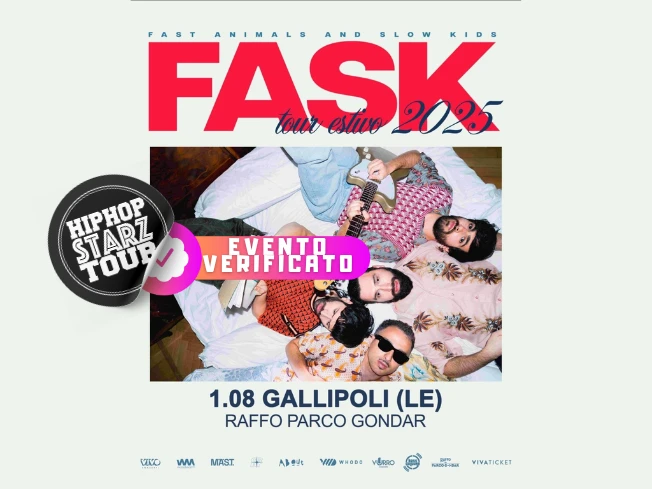 Fast Animals and Slow Kids in concerto a Gallipoli l'1 agosto 2025