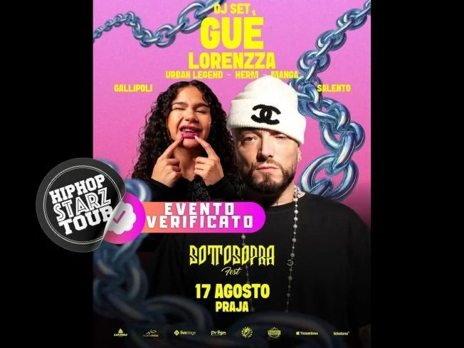 Gue e Lorenzza live a Gallipoli il 17 Agosto 2025