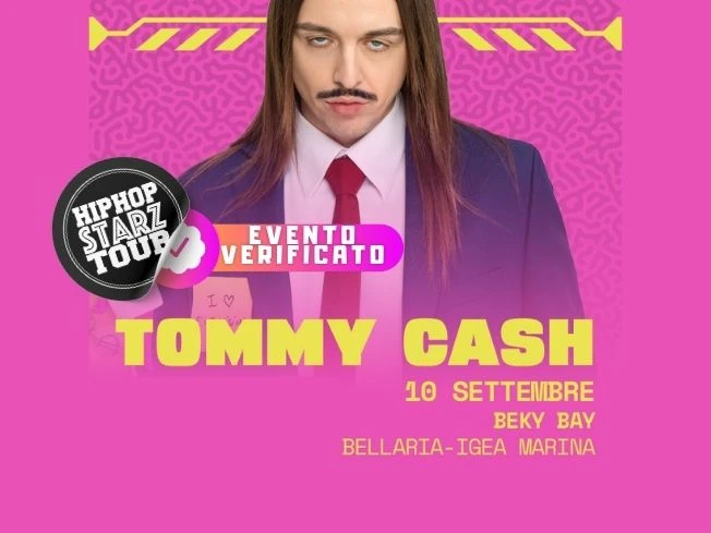 tommycash-100925 Tommy Cash in concerto a Bellaria Igea Marina il 10 Settembre 2025