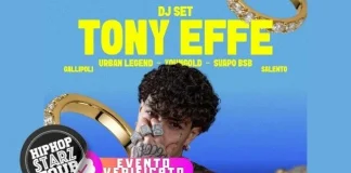 Tony Effe @ Praja (Gallipoli, LE) Tony effe live dj set a Gallipoli il 12 Agosto 2025