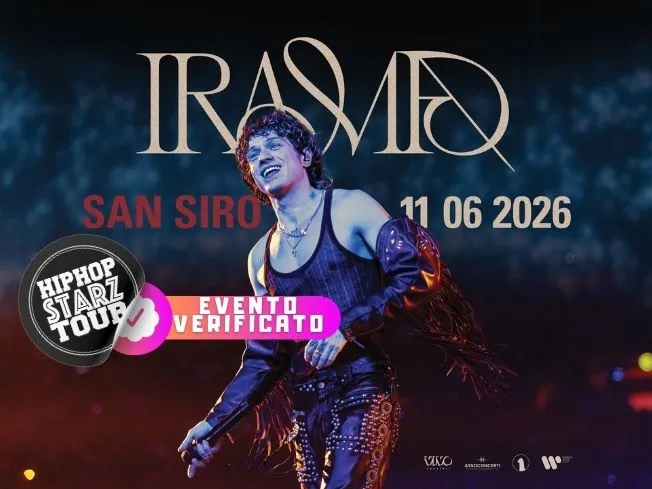 Irama in concerto allo Stadio San Siro di Milano l'11 Giugno 2026