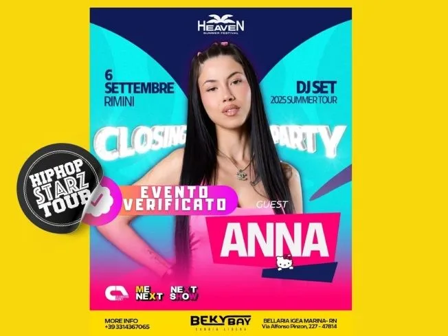 anna-060925 Anna live a Bellaria Igea Marina il 6 Settembre 2025