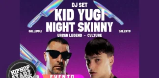 Kid Yugi + Night Skinny @ Praja (Gallipoli, LE) Kid Yugi e Night Skinny live dj set a Gallipoli il 19 agosto 2025