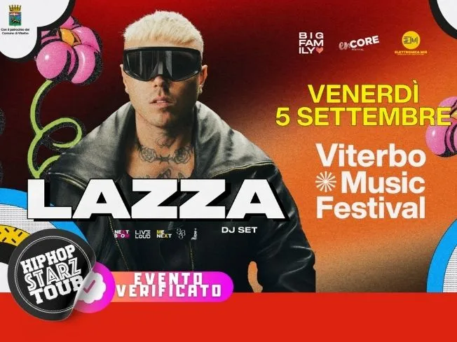 lazza-050925 Lazza live dj set a Viterbo il 5 Settembre 2025