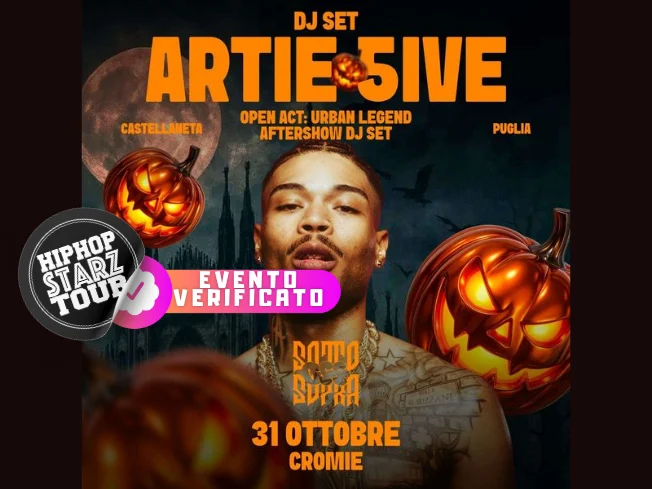 ARTIE 5IVE LIVE AD HALLOWEEN 2025