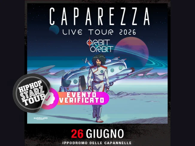 Caparezza in concerto al Rock in Roma, all'Ippodromo Le Capannelle di Roma il 26 Giugno 2026