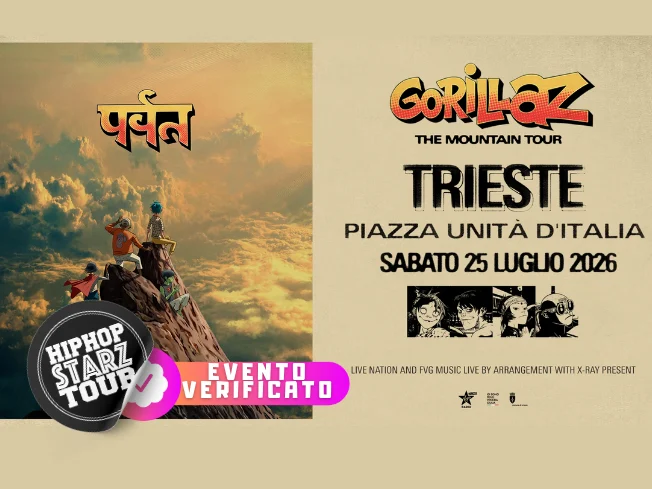 Gorillaz in concerto a Trieste il 25 Luglio 2026
