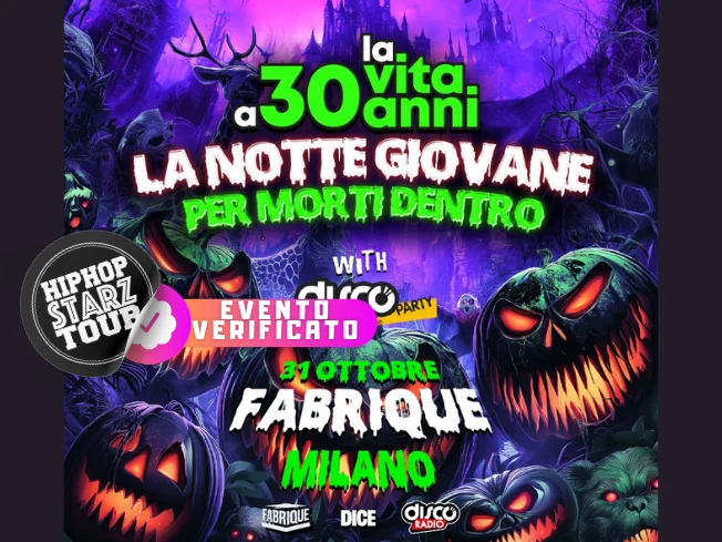 La Vita a 30 anni Halloween Part a Milano il 31 Ottobre 2025