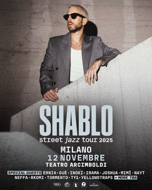 Shablo concerto Milano 2025, Line Up completa