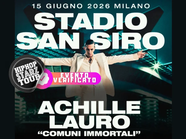 Achille Lauro concerto a San Siro il 15 giugno 2026