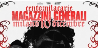 Centomilacarie concerto a Milano il 10 Dicembre 2025