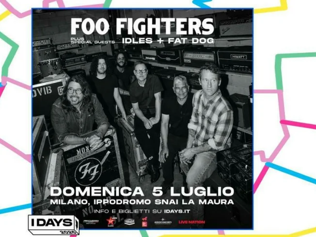 Foo Fighters concerto Milano 2026 | I-DAYS | 5 Luglio